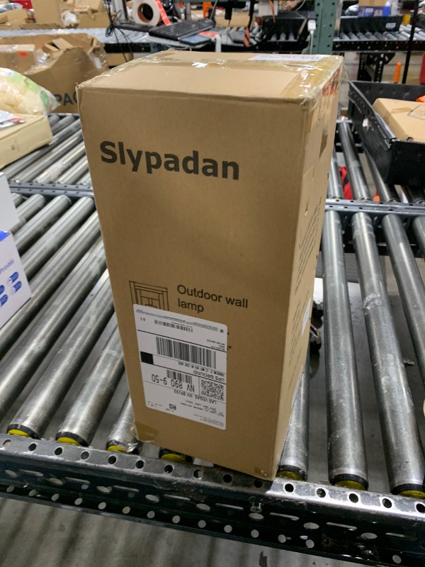 Photo 1 of Slypadan 15" Large Outdoor Light Fixture Wall Mount, Matte Black Outdoor Sconce Lights