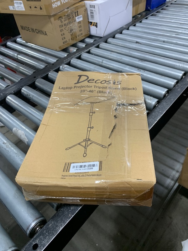 Photo 1 of Laptop Tripod Stand Height Adjustable with Gooseneck Phone Holder, Laptop Floor Stand for Office, Home, Stage, Studio, DJ Racks Holder Mount