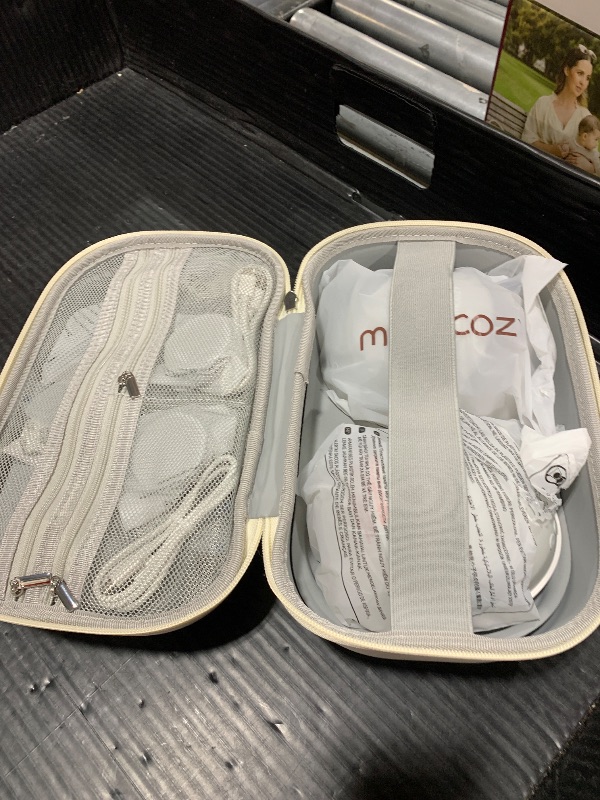 Photo 1 of Momcozy Breast Pump Hospital-Grade, Hands Free Breast Pump App with Leak-Proof DoubleFit Flange, Personalized Multi-Modes & 15 Levels, 2 Count