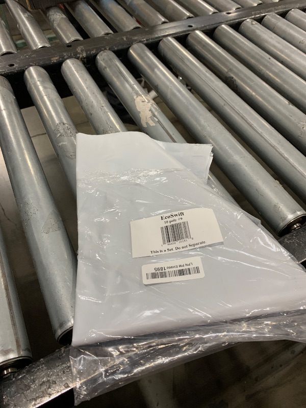 Photo 1 of 10 EcoSwift 24 x 24 White Large Poly Mailers Size #9 Self Sealing Envelopes Plastic Shipping Mailing Bags 24x24 2.35 mil X-Large Size