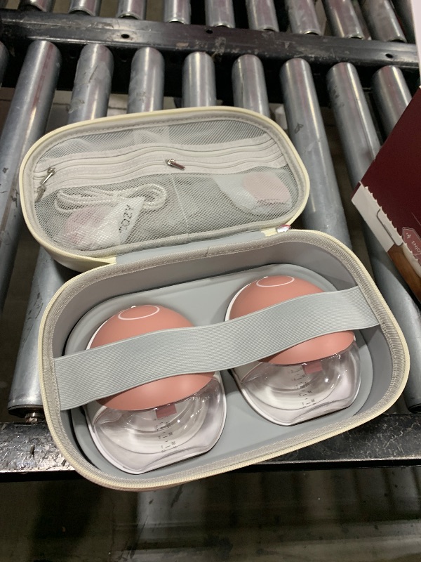 Photo 1 of Momcozy Breast Pump Hospital-Grade, Hands Free Breast Pump App with Leak-Proof DoubleFit Flange, Personalized Multi-Modes & 15 Levels, 2 Count