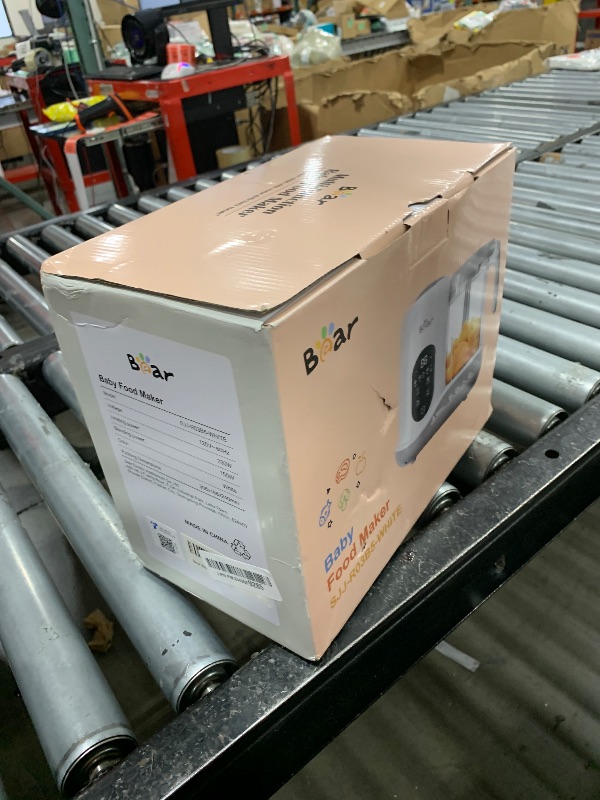 Photo 1 of BEAR 2024 Baby Food Maker | One Step Baby Food Processor Steamer Puree Blender | Auto Cooking & Grinding | Baby Food Puree Maker with Self Cleans | Touch Screen Control, White