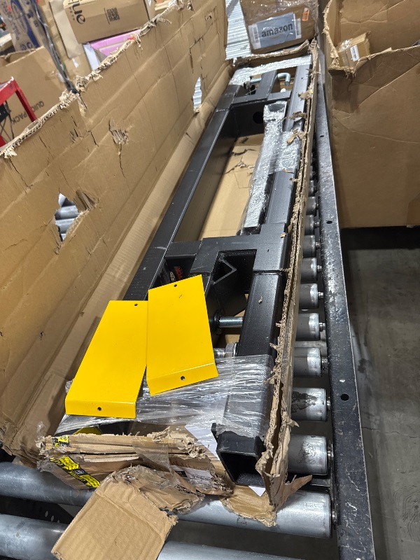 Photo 1 of VEVOR Pallet Forks, 4000 lbs Clamp on Pallet Forks, 60" Total Length Heavy Duty Pallet Forks with Adjustable Stabilizer Bar, Tractor Bucket Forks for Loader Bucket Skid Steer Tractor
