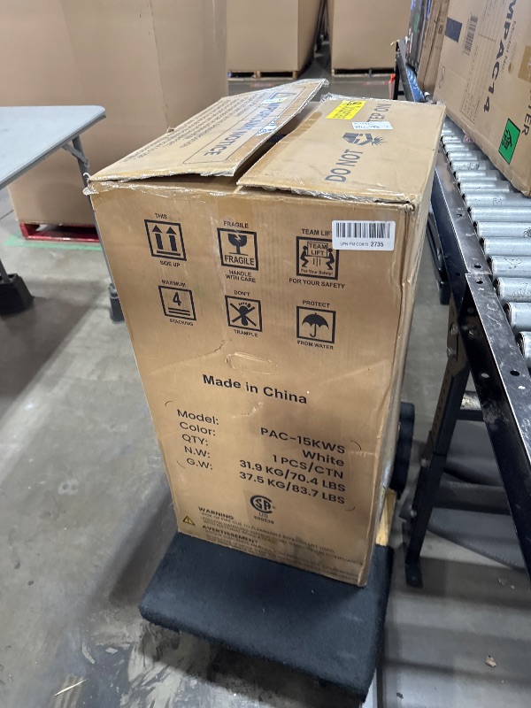 Photo 1 of TECXERLLON 15000 BTU Portable Air Conditioners Cools Up to 800 Sq.Ft, 4-IN-1 Self-Evaporating Portable AC Unit with Dehumidifier, Fan, Sleep Mode, 24-Hour Timer, Remote Control for Large Room, Office