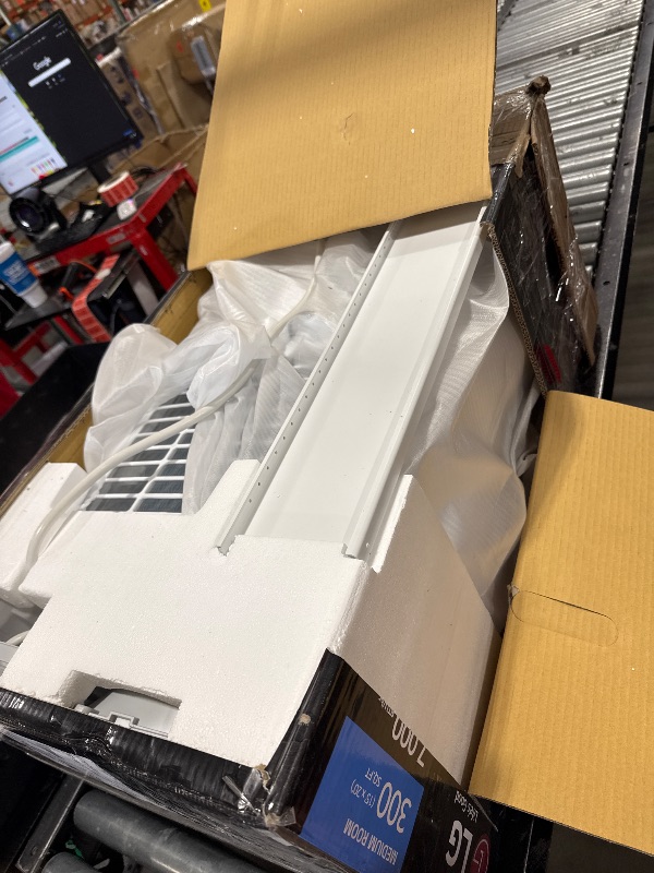 Photo 1 of LG 7000 BTU (DOE) / (10500 ASHRAE) Portable Air Conditioners Cools 300 Sqft Easy Install & Remote Control LCD Display Eco-friendly Small Room Air Conditioner AC Unit Cool Home White LP0723WSR