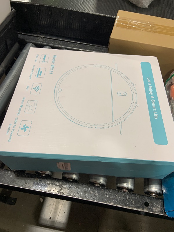 Photo 1 of Robot Vacuum and Mop, 2 in 1 Robotic Vacuum Cleaner with Schedule, App/Voice, Slim Mopping Vacuum Robot with Watertank and Dustbin, Self-Charging, Easy of Use, Ideal for Hard Floor, Pet Hair, Carpet