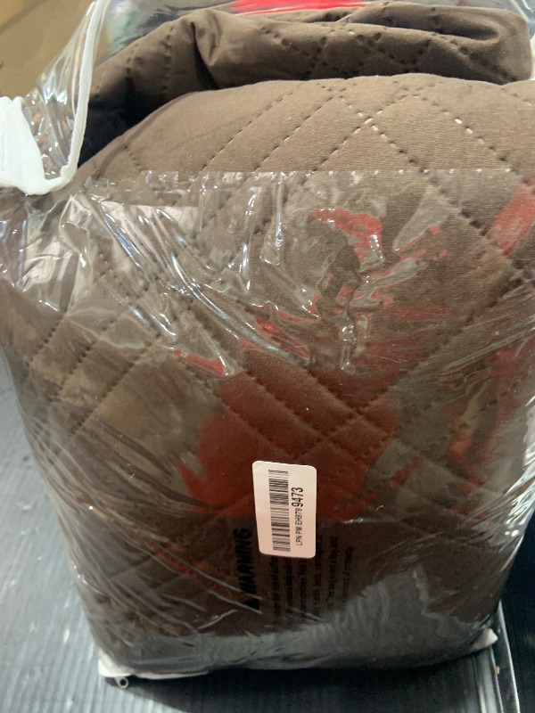 Photo 1 of TAOCOCO 100% Waterproof Recliner Sofa Cover Non Slip Couch Cover for 3 Seat Reclining Sofa, Split Reclining Couch Covers 3-Piece with Straps, Washable Sofa Slipcover for Kids Pets(3 Seater, Chocolate)