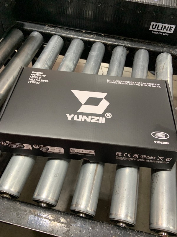 Photo 1 of YUNZII AL75 PRO 75% Wireless Mechanical Gaming Keyboard,Full Aluminum CNC,BT/2.4G/Wired,PBT Keycaps,Gasket Mounted Hot Swap,Custom RGB Backlight, Programmable for Mac/Win (Black, Gateron Zero)