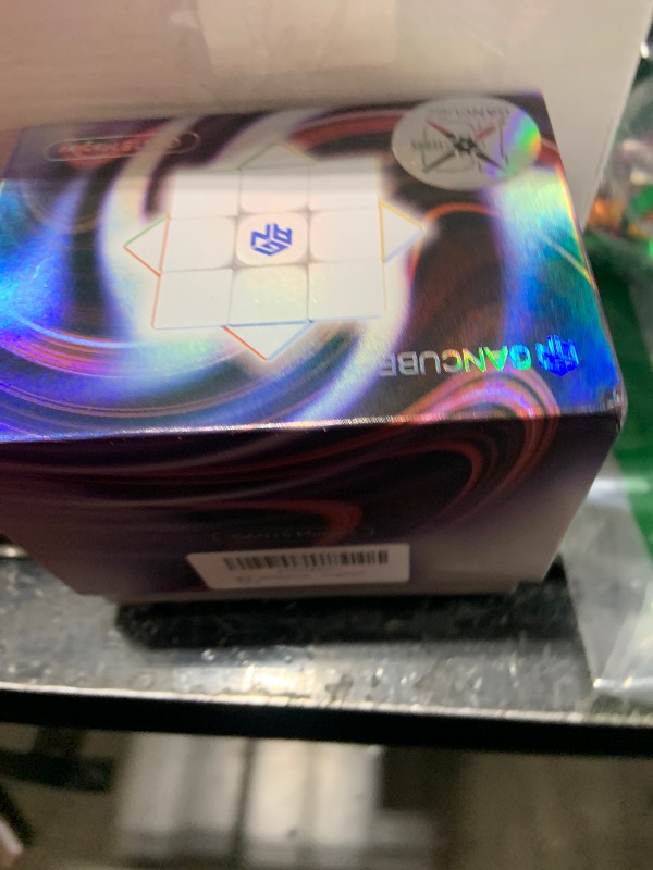 Photo 1 of GAN 15 Maglev Speed Cube 3x3, GAN Magnetic Cube Perfectly Combines Weight, Magnet and Structure, 58.6g Ultra-Lightweight, Brain Teasers Puzzle Cube for Kids Adults, Latest Flagship UV Coated