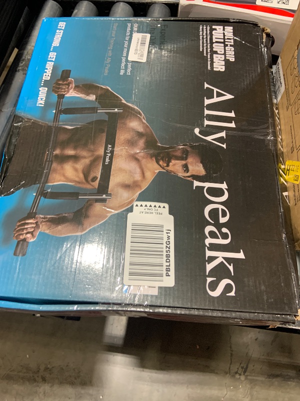 Photo 1 of Ally Peaks Pull Up Bar for Doorway | Thickened Steel Max Limit 440 lbs Upper Body Workout| Multi-Grip Strength| Indoor Chin-Up Bar Fitness Trainer for Home Gym Portable