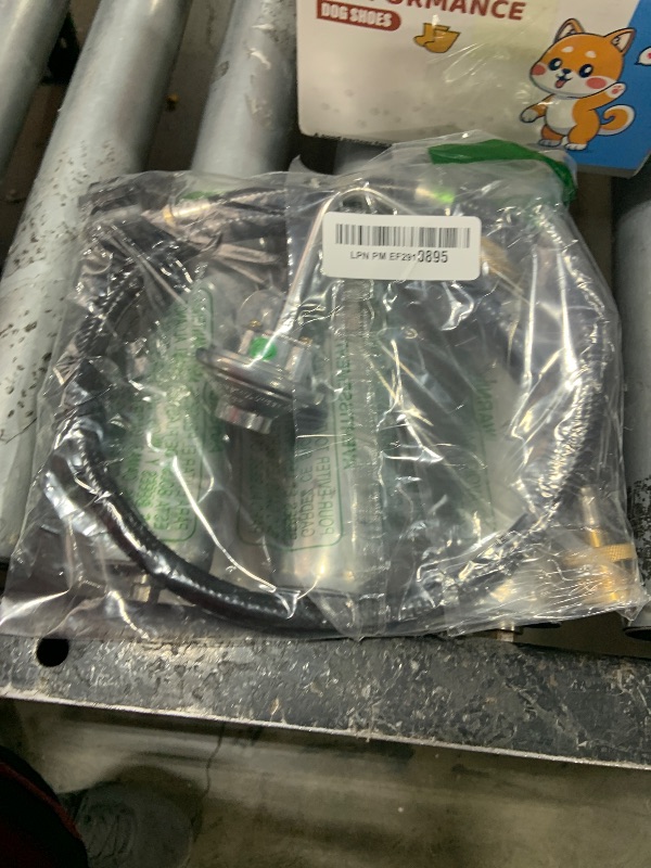 Photo 1 of LS'BABQ 3 Feet Propane Adapter Hose 1 lb to 20 lb Converter and Gas Regulator fit for Blackstone 17”, 22”, Royal Gourmet, Pit BOSS, Camp Chef, and The Dash Tabletop Griddles