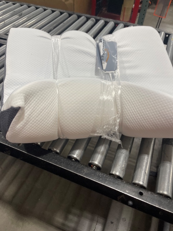 Photo 1 of Touchutopia Bed Wedge Pillow for Sleeping, 10" 24" 24" Triangle Pillow Wedge, Cooling Memory Foam Top, Elevated Support Wedge Pillow - Removable Washable Cover