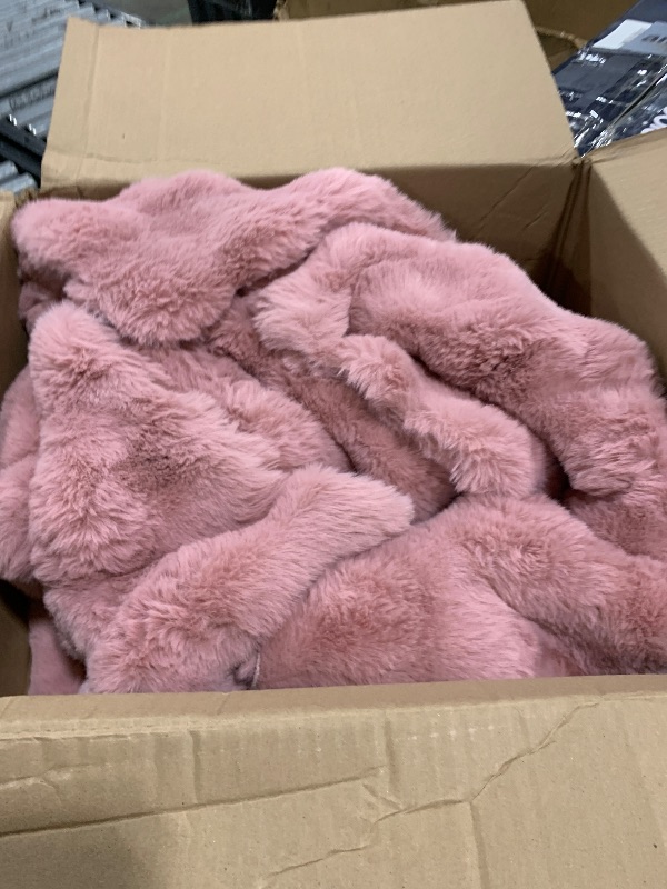 Photo 1 of Pink Rabbit Plush Area Rug for Bedroom Living Room Sofa,8'X10' Faux Fur Fluffy Shaggy Rectangular Square Rug for Kids Teen Girls Room,Furry Carpet Rug for Nursery Baby Room Decor for Teenage