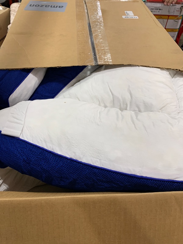 Photo 1 of WhatsBedding 5 Inch Memory Foam Queen Mattress Topper 100% Cotton Top, Filled with Breathable & Soft Memory Foam Pillow Top,4 Elastic Straps, 80x60x5 Inch, Queen