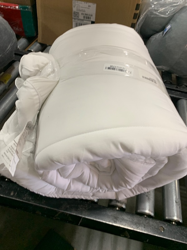 Photo 1 of Mattress Topper Twin for Back Pain, Extra Thick Mattress Pad Cover, Plush Pillow Top, Deep Elastic Pocket, White