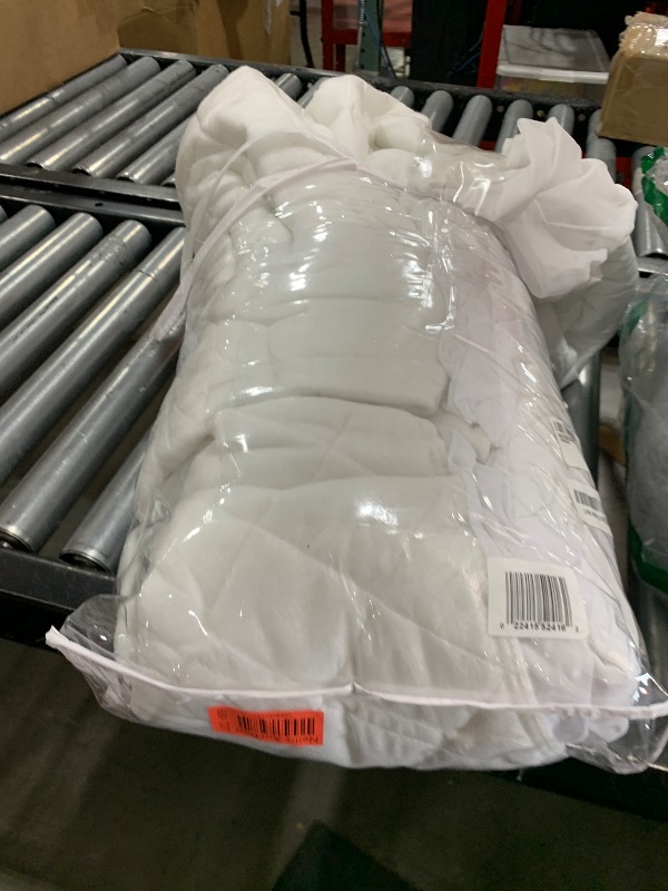 Photo 1 of Sealy Luxury Cotton Top Fitted Mattress Pad, King, White