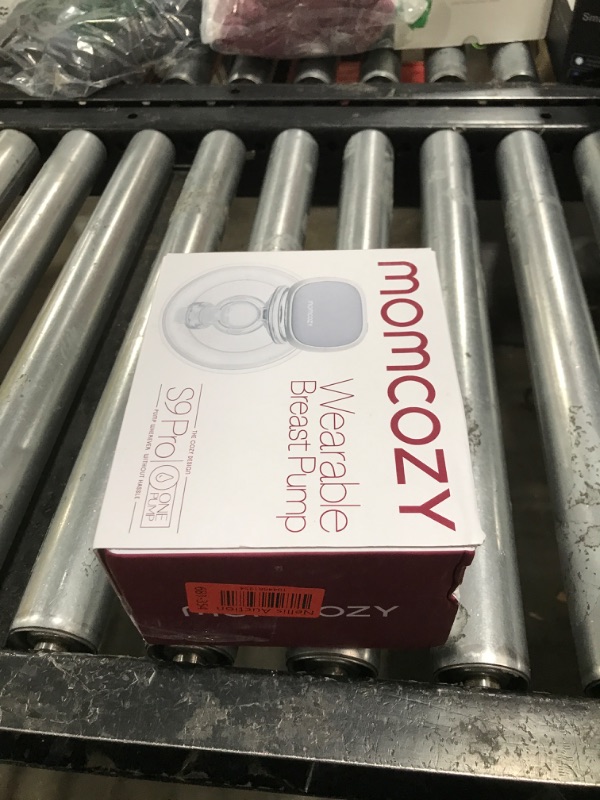 Photo 1 of Momcozy S9 Pro Upgraded Wearable Breast Pump, Hands-Free Design with Extended Battery Life & LED Display, Double Electric Portable Pump with 2 Modes & 9 Levels, 24mm, 1-Pack, Gray