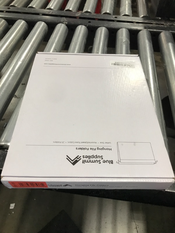 Photo 1 of Blue Summit Supplies 25 Jewel Tone Hanging File Folders Letter Size with Tabs, Reinforced Hanging File Folders Jewel Tone, Includes Plastic Tabs and Inserts