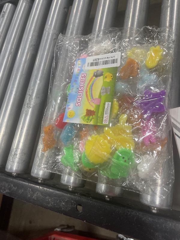 Photo 1 of 100 Pack Squishies Toys, Tiny Mochi Squishy Fidget Toys Random Bulk Party Favors for Kids 4- 8 8-12 Goodie Bag Pinata Stocking Stuffers Classroom Prizes Treasure Box Egg Fillers Girls