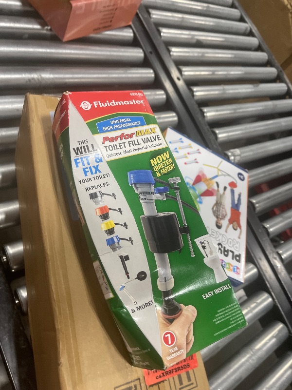 Photo 1 of Fluidmaster 400H-002 Performax Universal Toilet Fill Valve High Performance Tank and Bowl Water Control, 1-Pack, Multicolor