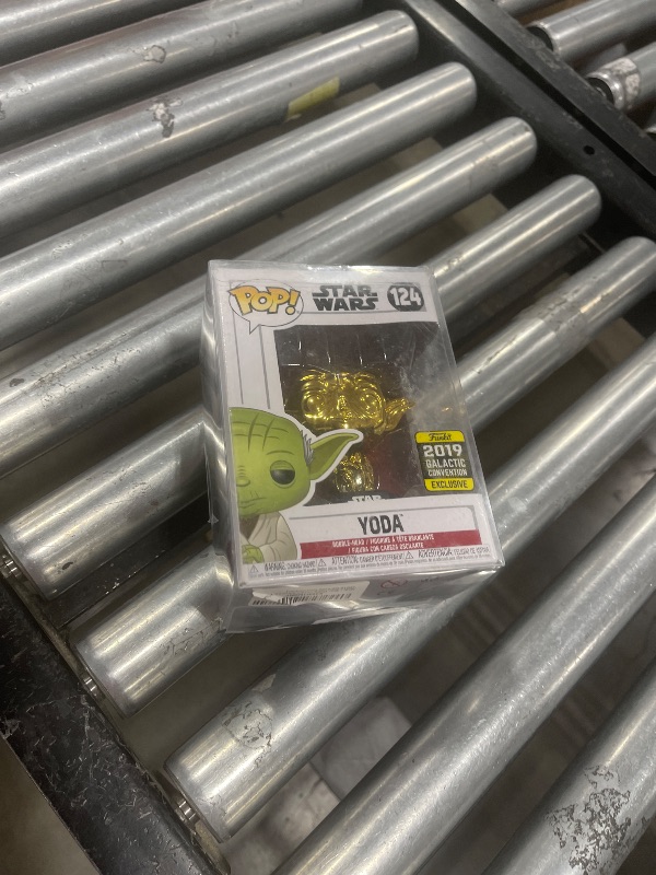 Photo 1 of Star Wars Funko Chrome Yoda (2019 Galactic Convention)