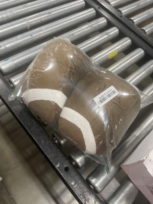 Photo 1 of HyDren 2 Pcs Plush Football Pillows Fluffy Soft Stuffed Sports Throw Pillows Cute Football Shaped Cushions for Bedroom Nursery Room Decoration