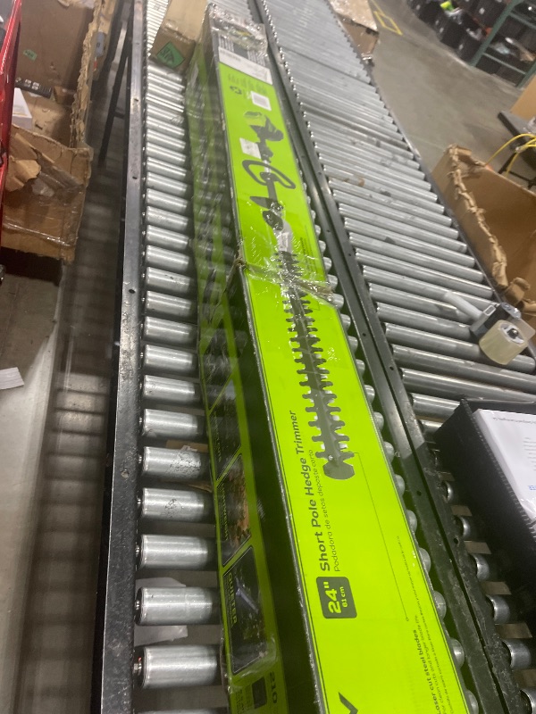 Photo 1 of Greenworks 82V 24" Brushless Cordless Short Pole Hedge Trimmer, 2.5Ah Battery and Dual Port Rapid Charger (Great for Landscapers and Professionals)
