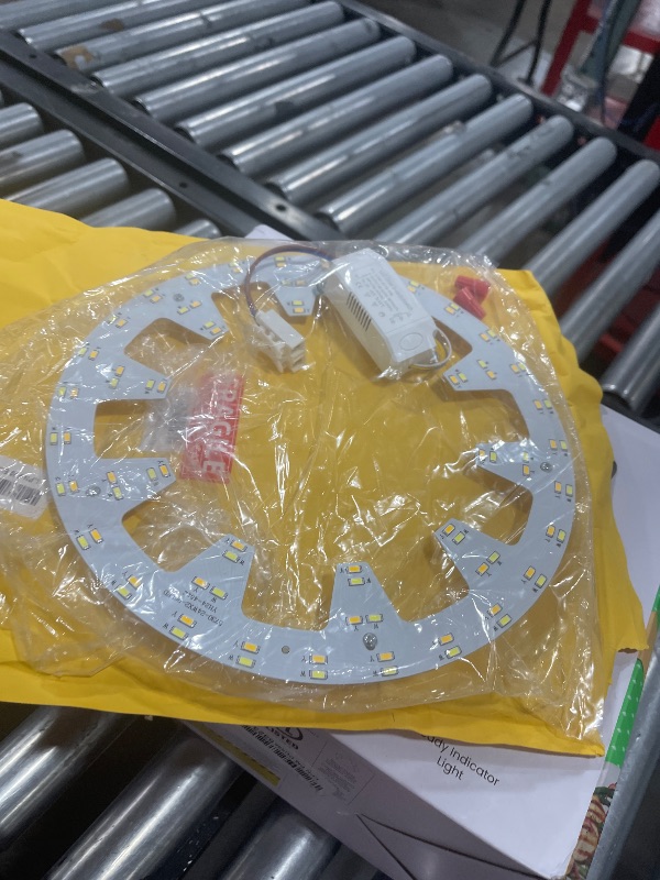 Photo 1 of OLYMSTAR 24W 3 Color Temperature LED Flush Mount Ceiling Fan Light Kit Replacement LED Light Board Panel,Retrofit LED Light Engine