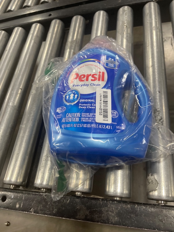Photo 1 of Persil Original Everyday Clean, Liquid Laundry Detergent, High Efficiency (HE), Deep Stain Removal, 2X Concentrated, 82.5 fl oz, 110 Loads