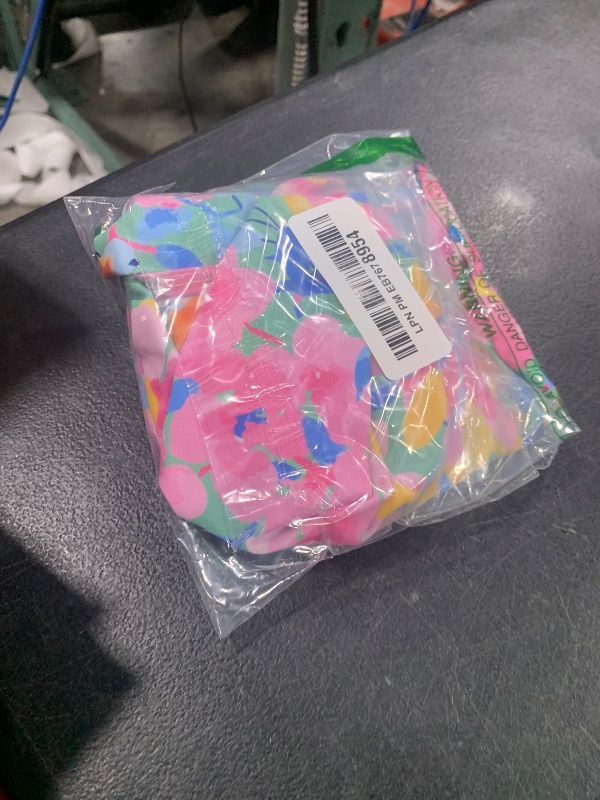 Photo 1 of Belovance Girls Swimsuits One Piece Bathing Suit with Criss Corssback Straps Size 9 10 Kids Children Swimming Suit Pink Floral Beach Swimwear Quick Dry (Pink Floral, 9-10 Years)