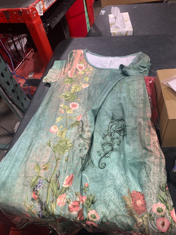 Photo 1 of green dress 