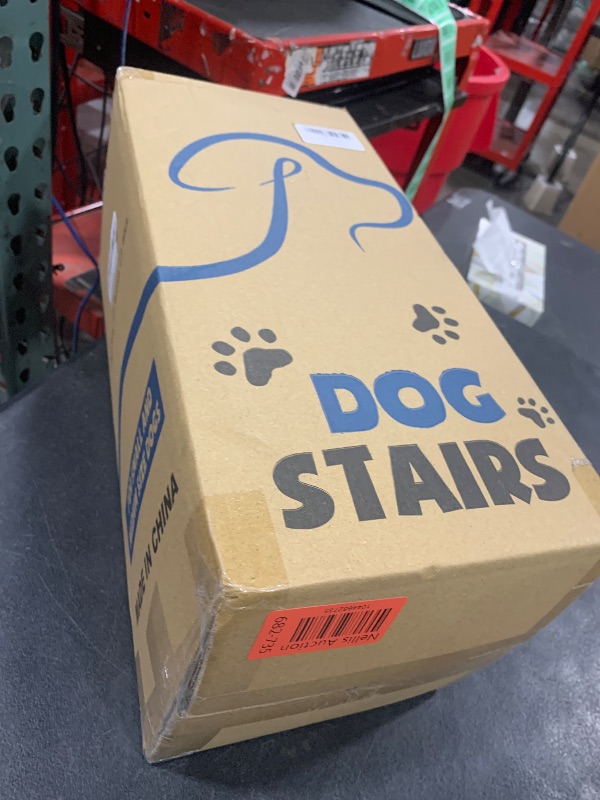 Photo 1 of 3 Tiers Dog Ramp and Stairs for Beds Or Couches - Non-Slip Sturdy Pet Steps - for Small Dogs to get on High Bed