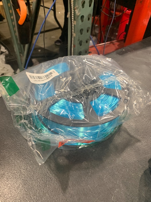 Photo 1 of BBLIFE Silk Acid Blue PLA Peacock Blue Pearlescent Shining 3D Printing Material, 1kg 2.2lbs 1.75mm 3D Plastic Material, Widely Support for FDM 3D Printer, Easy to Print