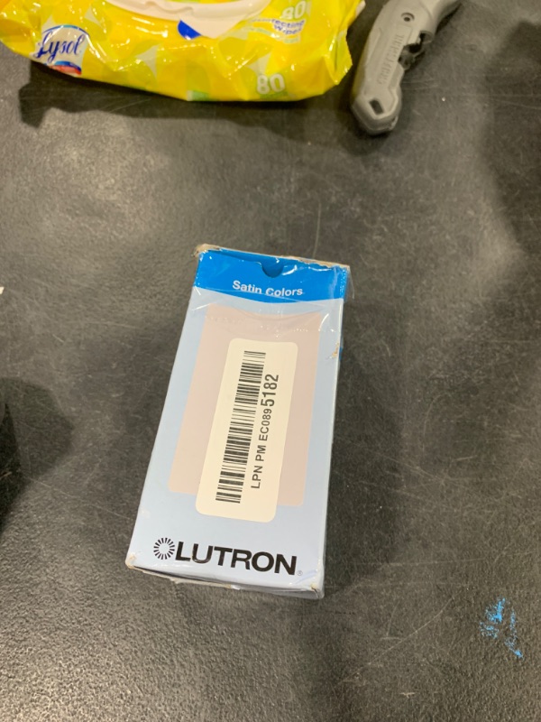 Photo 1 of Lutron SCR-15-GFST-MN Claro Satin Colors 15-Amp Self-Testing Receptacle, Midnight