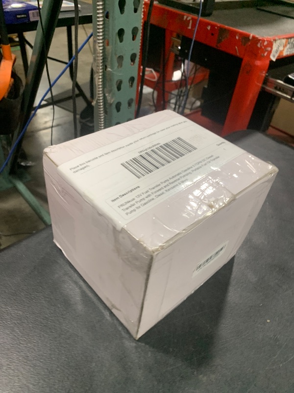 Photo 1 of PRUNkuar 12V Fuel Transfer Pump Automatic Gasoline 3.7GPM DC Diesel Transfer Pump with Forward and Reverse Pumping, Portable Fuel Oil Transfer Pump for Gasoline, Diesel, Kerosene & More