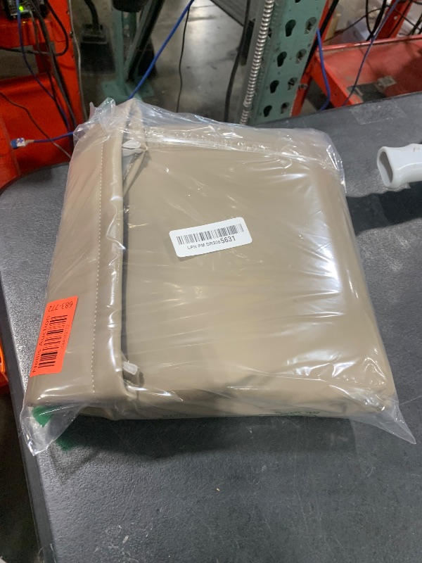 Photo 1 of SecosAutoparts Oak Tan Front Driver or Passenger Side Bottom Leather Seat Cover Compatible with Toyota 4Runner 1996 1997 1998 2000 2001 2002