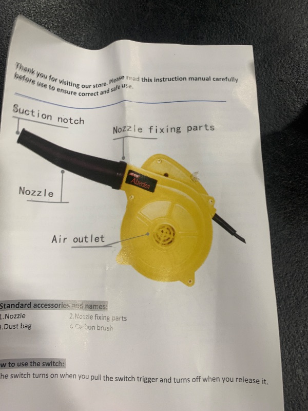 Photo 1 of leaf blower 