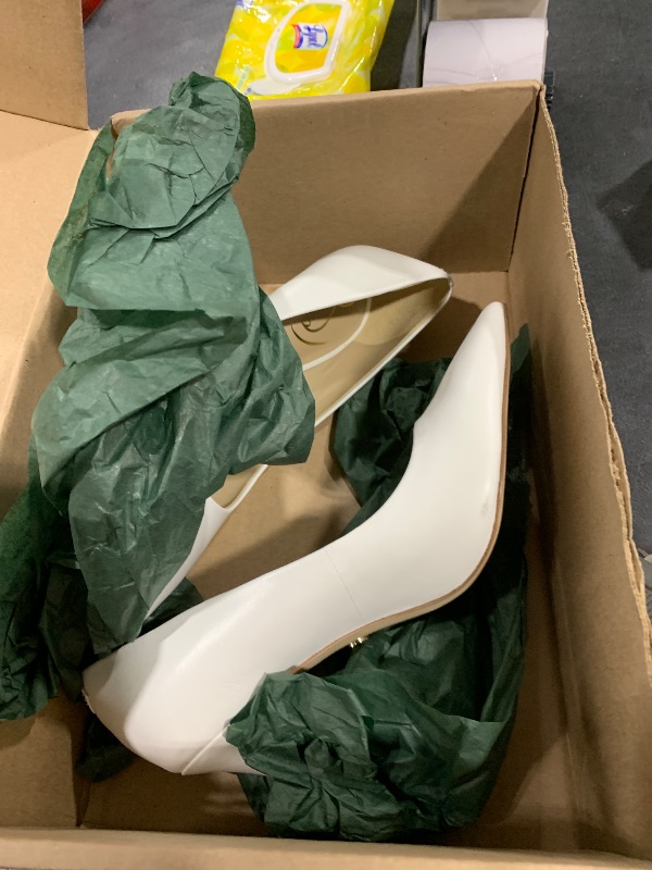 Photo 1 of Sam Edelman Women's Hazel Pump, Bright White, 7.5
