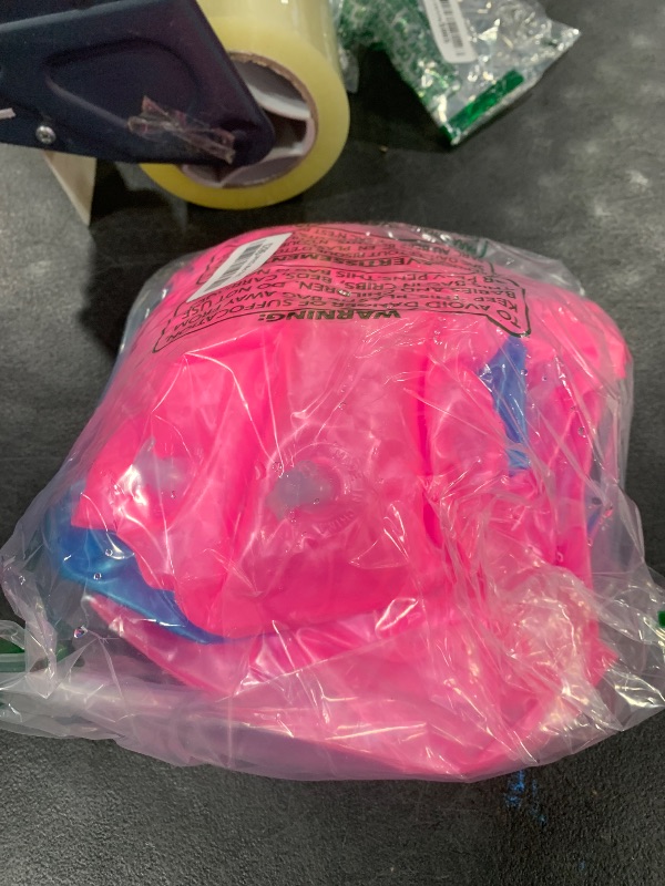 Photo 1 of Roll-On/Off Arm Floaties for Adults & Kids 6-12 Years- 2 Pack Swimming Floaties with Dual Valves, Large Size, Great Buoyancy Pool Floats & Water Wings, Inflatable Swimmies for 50-220LBS (Blue&Pink)