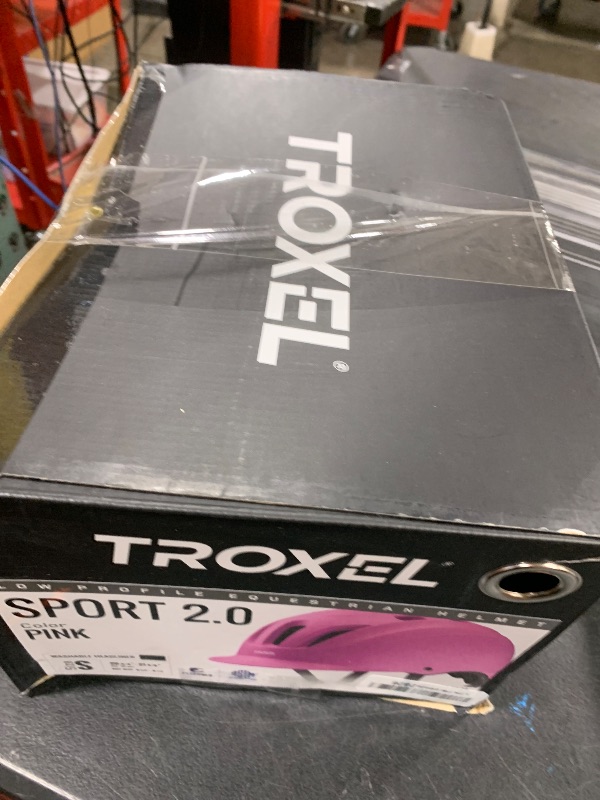 Photo 1 of Troxel Sport 2.0 Injection Molded Horse Riding Helmet, Lightweight Adjustable Design, Safety Horseback Riding Gear, Small (6-5/8-6-7/8), Pink