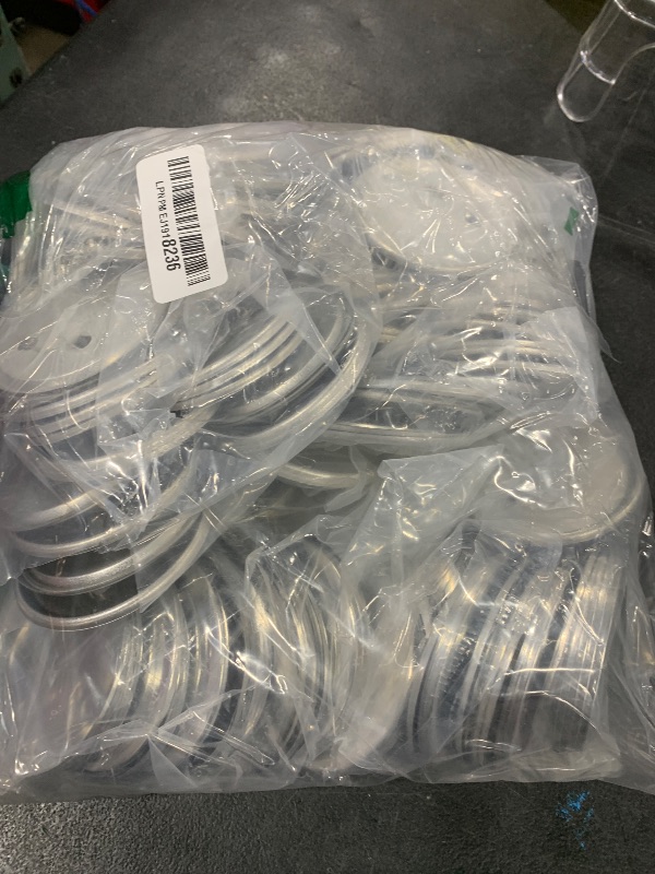 Photo 1 of 300 Pieces Blank Button Making Supplies Round Badge Parts Metal Pin Badge Kit for Button Maker Machine, Including Metal Shells Back Cover and Clear Film(3 Inch,Silver)