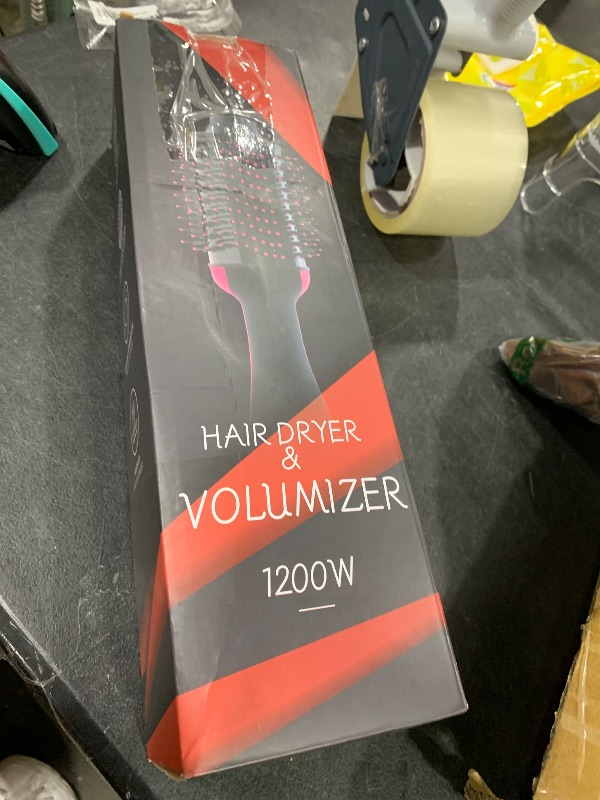 Photo 1 of Hair Dryer Brush Blow Dryer in One, Upgraded 4 in 1 Hair Dryer and Styler Volumizer with Negative Ion Anti-frizz Ceramic Titanium Barrel Hot Air Hair Straightener Brush