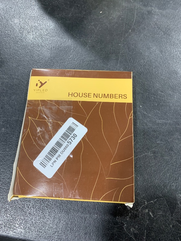 Photo 1 of YIPLED 5 Inch House Numbers for Outside, Metal Address Number 3 - Modern Design, Weather-Resistant Silver Powder Coated Finish, No Fading (Silver)