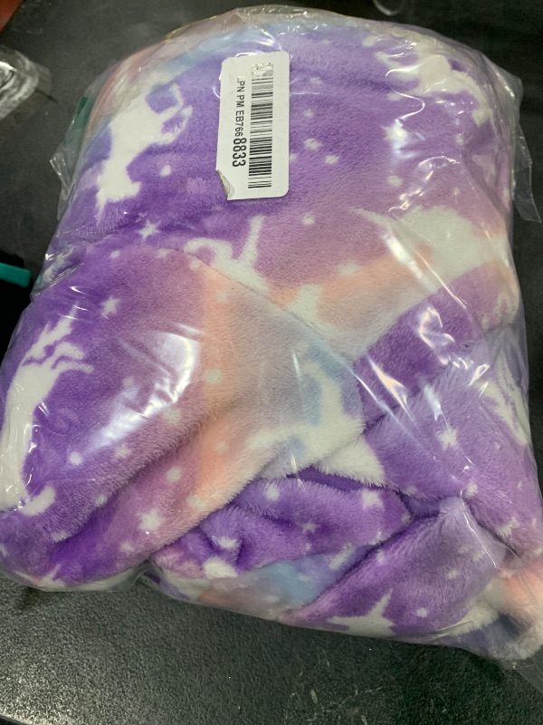 Photo 1 of Doctor Unicorn Girls Fleece Hooded Robe Toddler Warm Fuzzy Bathrobe Unicorns 2 6-7 Years