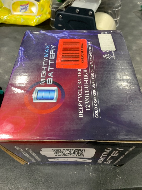 Photo 1 of Mighty Max Battery ML-U1-CCAHR 12V 320CCA Battery for JohnDeere X320 300CCA Lawn Mower