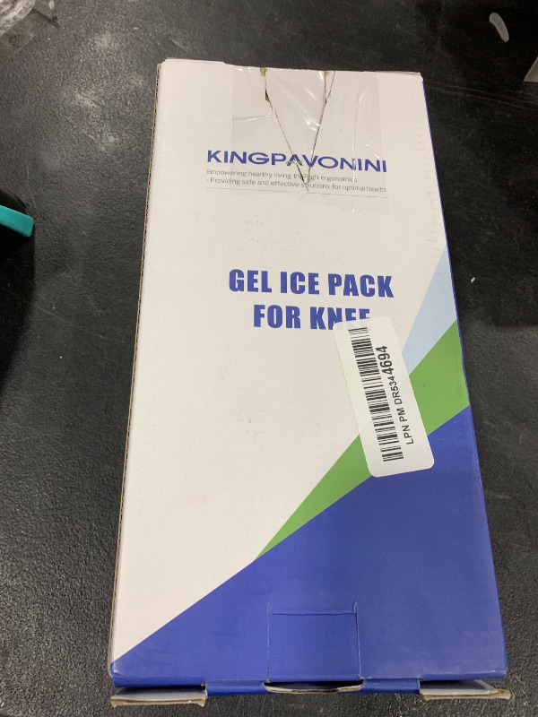 Photo 1 of XXL Knee Ice Pack Wrap Around Entire Knee After Surgery, Reusable Gel Pack for Injuries, Large Ice Pack for Pain Relief, Swelling, Surgery, Sports Injuries, 1 Pack