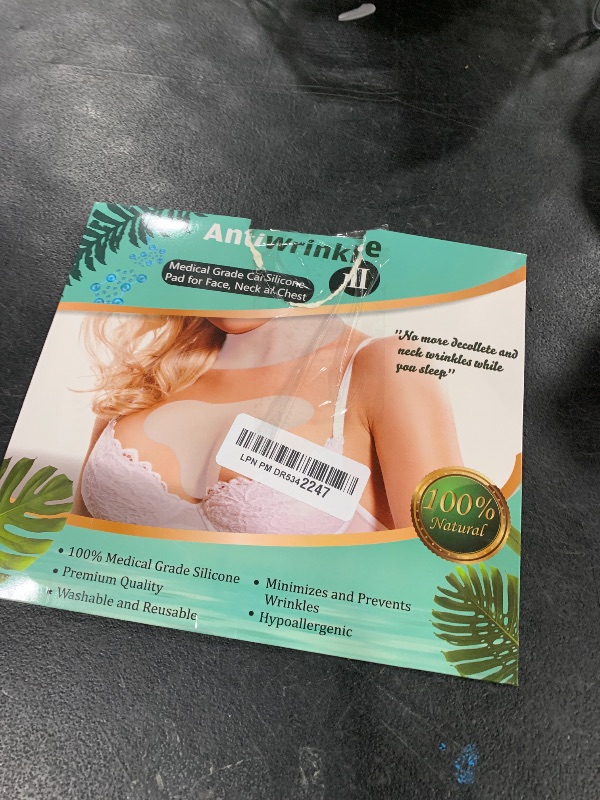 Photo 1 of Rinycwa Chest Wrinkle Pads, 2 Pack, Resuable Sleep Patches Silicone Patches for Wrinkles, Anti Chest Wrinkles from Side Sleeping