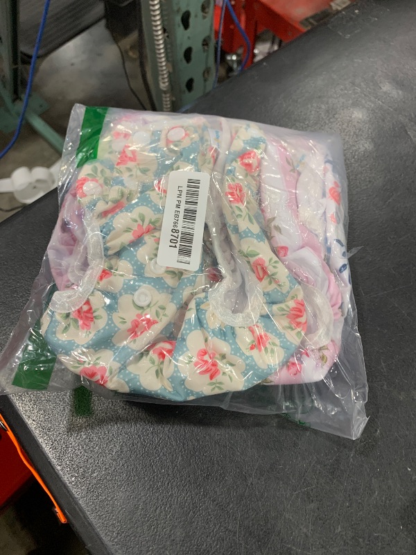 Photo 1 of Babygoal Baby Girl Swim Diapers 3 Pack for 8M-3T Babies and Toddlers, Reusable Adjustable Washable for Swimming Lessons-Flower