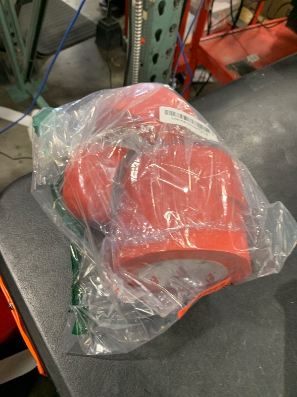 Photo 1 of BOMEI PACK Red Painters Tape 2 inch Wide, Medium Adhesive Red Masking Tape Bulk Multi Pack, Residue-Free Wall Trim Tape, 2 inch x 55 Yards x 4 Rolls (220 Total Yards)