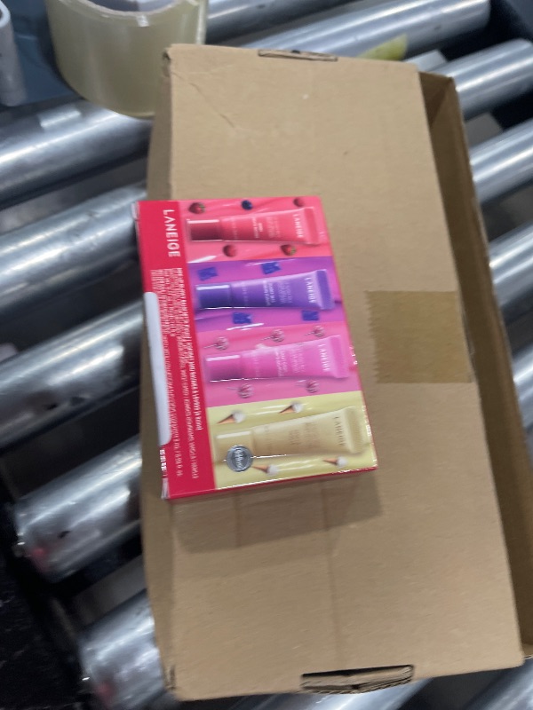 Photo 1 of LANEIGE Mini Lip Glowy Balm Set: Keeps Lips Hydrated, Glossy, and Moisturized with Nourishing Shea and Murumuru Butters